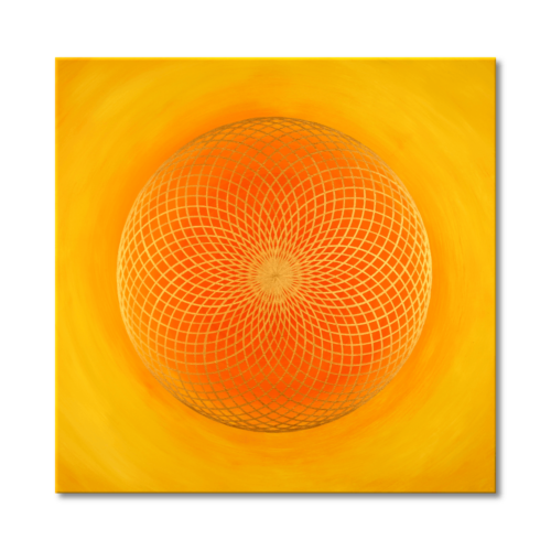 Leinwandbild Torus Sonne