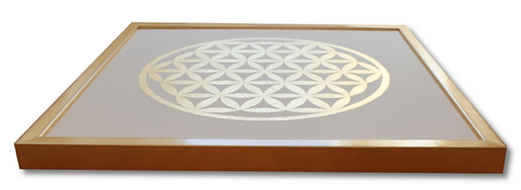 Blume des Lebens Gold Bilder