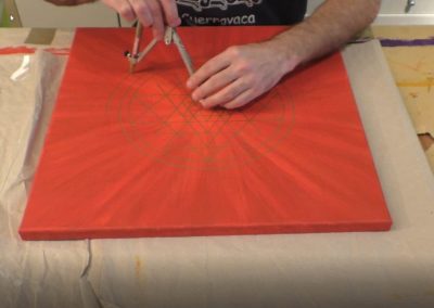 Sri Yantra malen_Schritt17