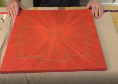 Sri Yantra malen_Schritt20