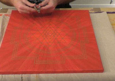 Sri Yantra malen_Schritt22