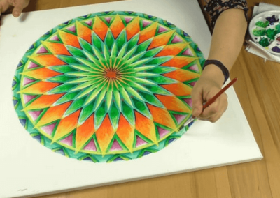 Online Mandala malen lernen