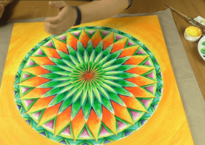 Mandala malen Online Malkurs