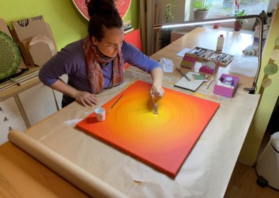 Wandbild OM vergolden