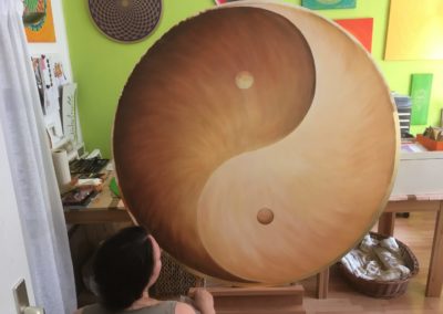 Yin Yang selber malen Acryl