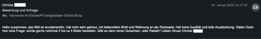 Energiebild bei einer Kundin oder einem Kunden
