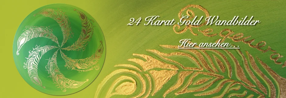 24 Karat Gold Wandbilder