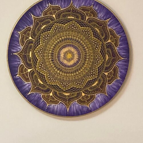 Original - Mandala Erleuchtung Größe 50cm - sofort verfügbar