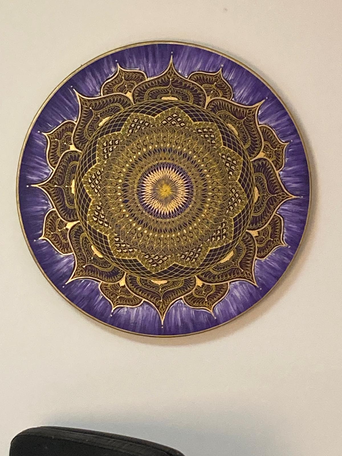 Original - Mandala Erleuchtung Größe 50cm - sofort verfügbar